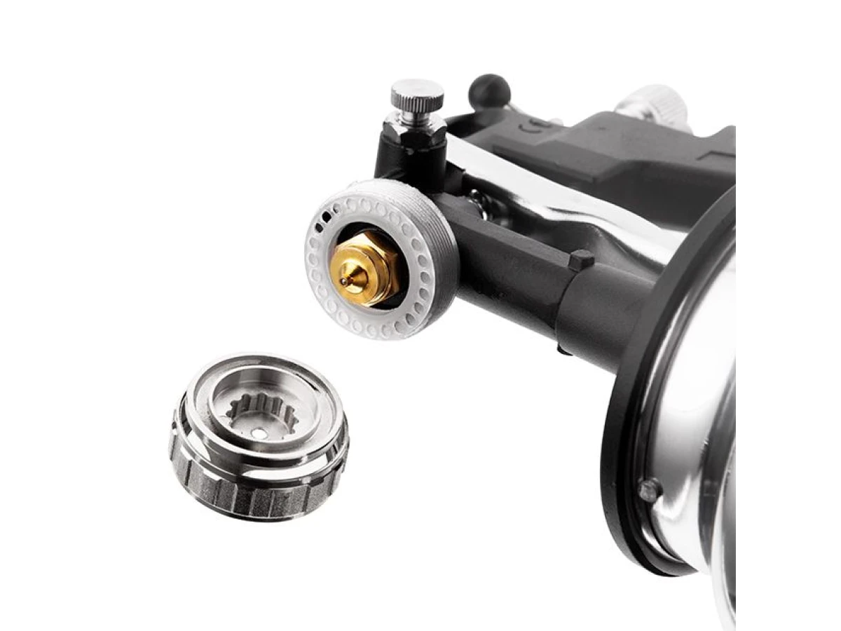 Фарбопульт пневматичний HP, форсунка 1.5 мм, нижній металевий бачок 1000 мл, 5 бар INTERTOOL PT-0211 