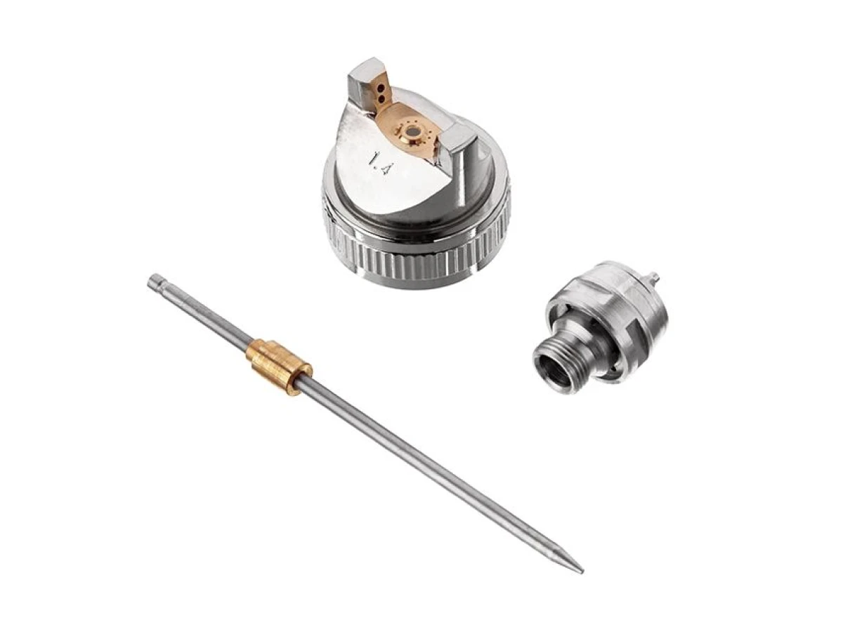 Комплект форсунки 1.4 мм для фарбопультів HVLP (дюза, повітряна головка, голка) INTERTOOL PT-2001 