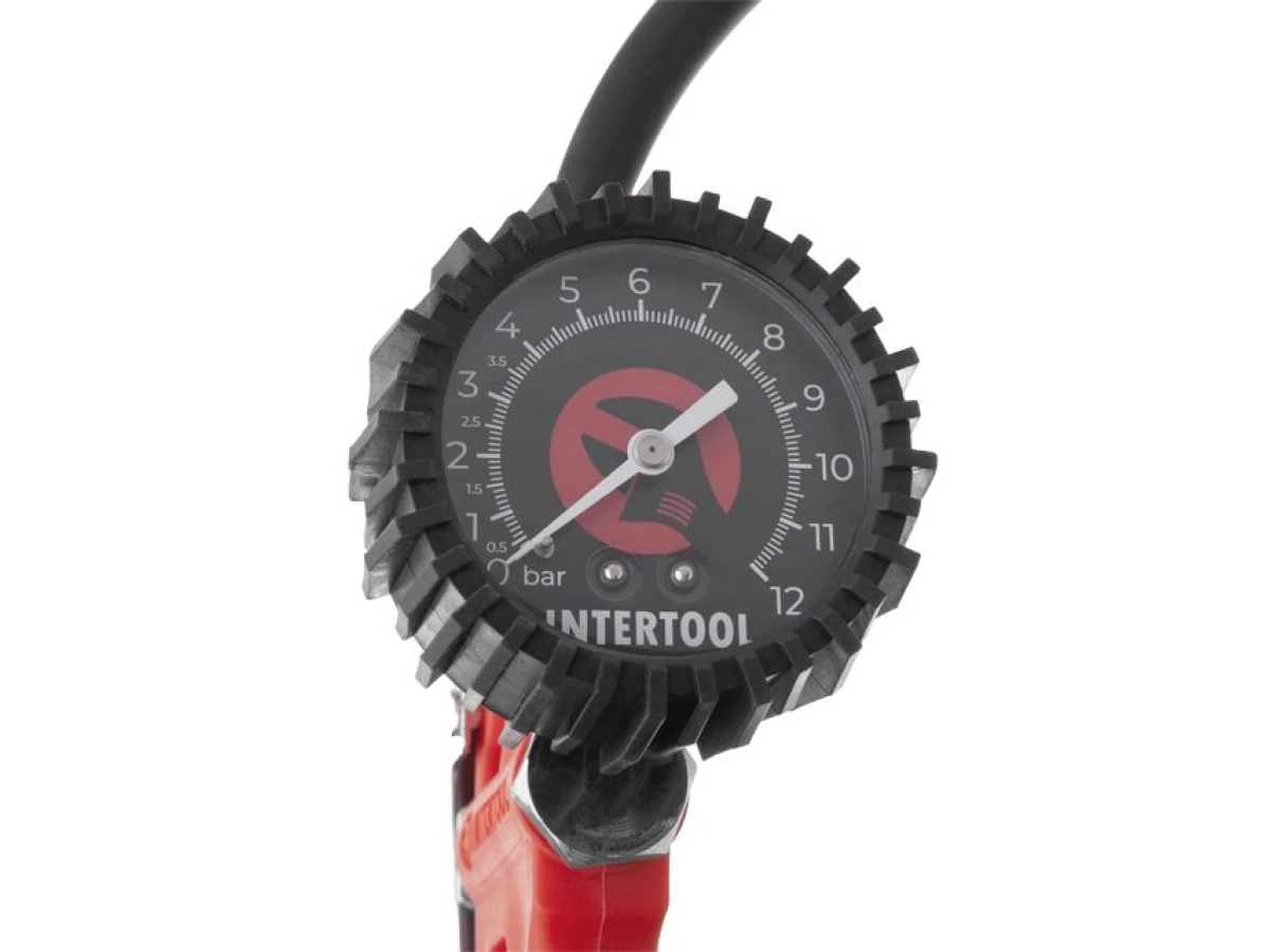 Пістолет для підкачування коліс із манометром пневматичний. PROF 60G INTERTOOL PT-0505 
