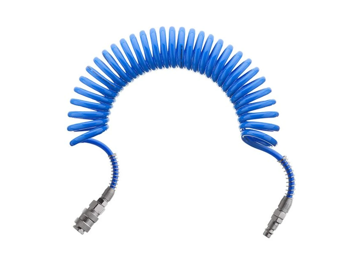 Шланг спиральный полиуретановый 5,5 x 8 мм, 5 м INTERTOOL PT-1706 