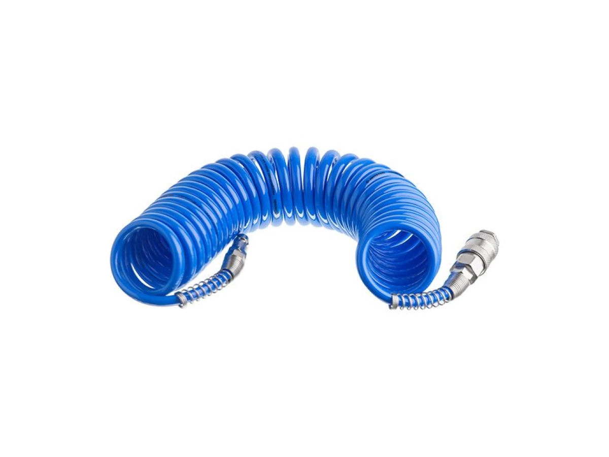 Шланг спиральный полиуретановый 5,5 x 8 мм, 5 м INTERTOOL PT-1706 