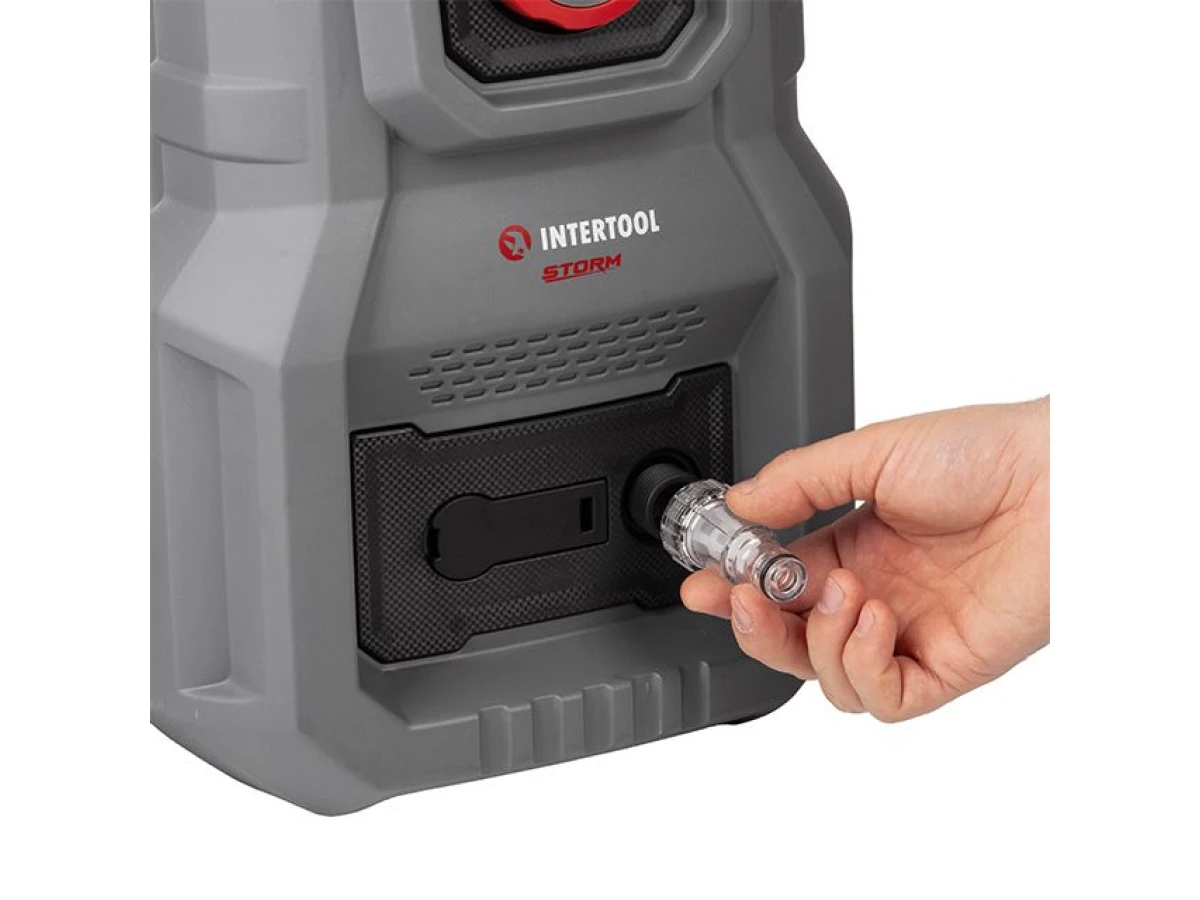 Мойка высокого давления 2200 Вт, 6-7 л/мин, 120-170 бар, шланг 8 м, регулятор давления, STORM INTERTOOL WT-1506 