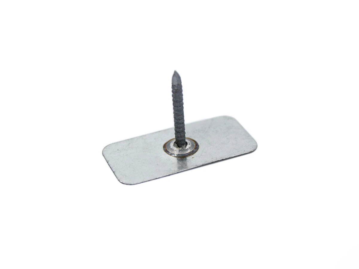 Цвях із шляпкой-пластиной 