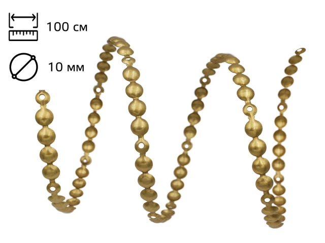 Стрічка цвяхова 10 мм Gold (1 м +19 цвяхів) 