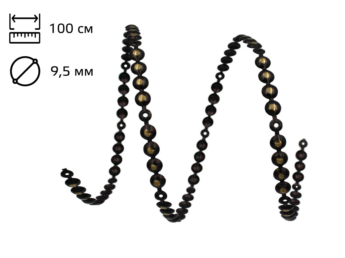 Стрічка цвяхова 9.5 мм Bronce Renaisance (1 м +19 цвяхів) 