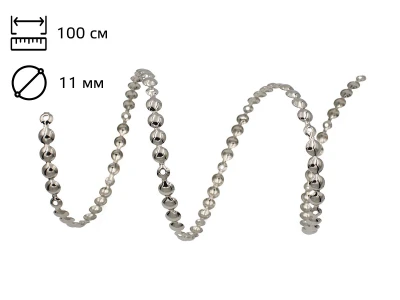 Стрічка цвяхова 11 мм Nickel (1 м +19 цвяхів)