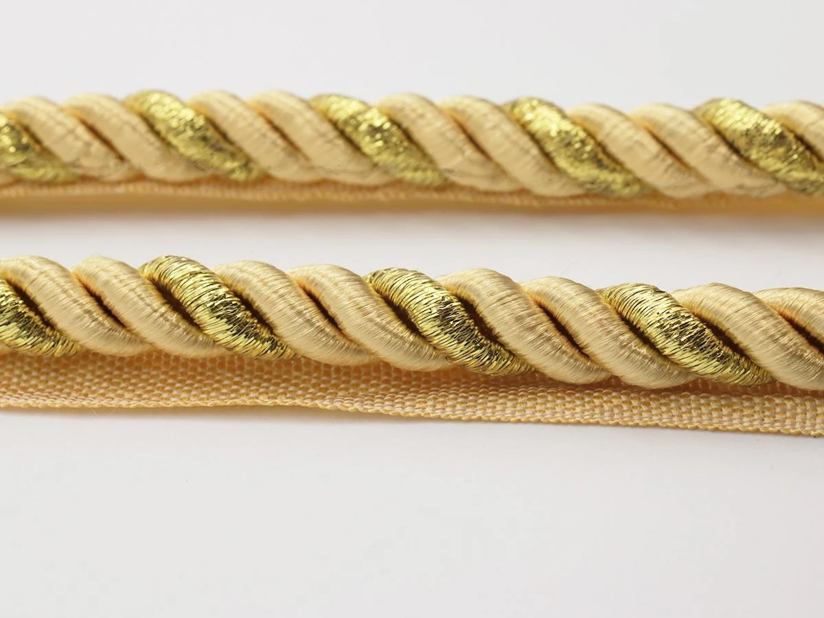 Шнур для декору 10 мм бежевий 