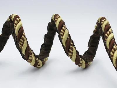 Шнур для декору 10 мм коричневий