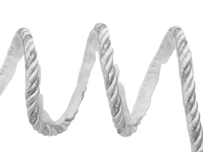 Шнур для декору 10 мм срібро