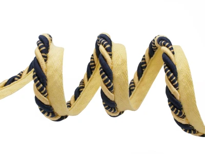 Шнур для декору 10 мм синій