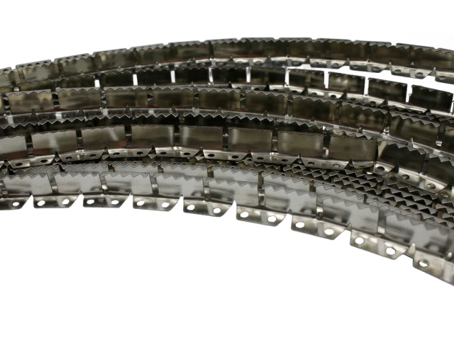 Стрічка металева для потайного шва 