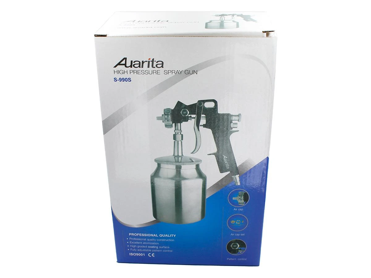 Краскопульт с нижнім бачком 