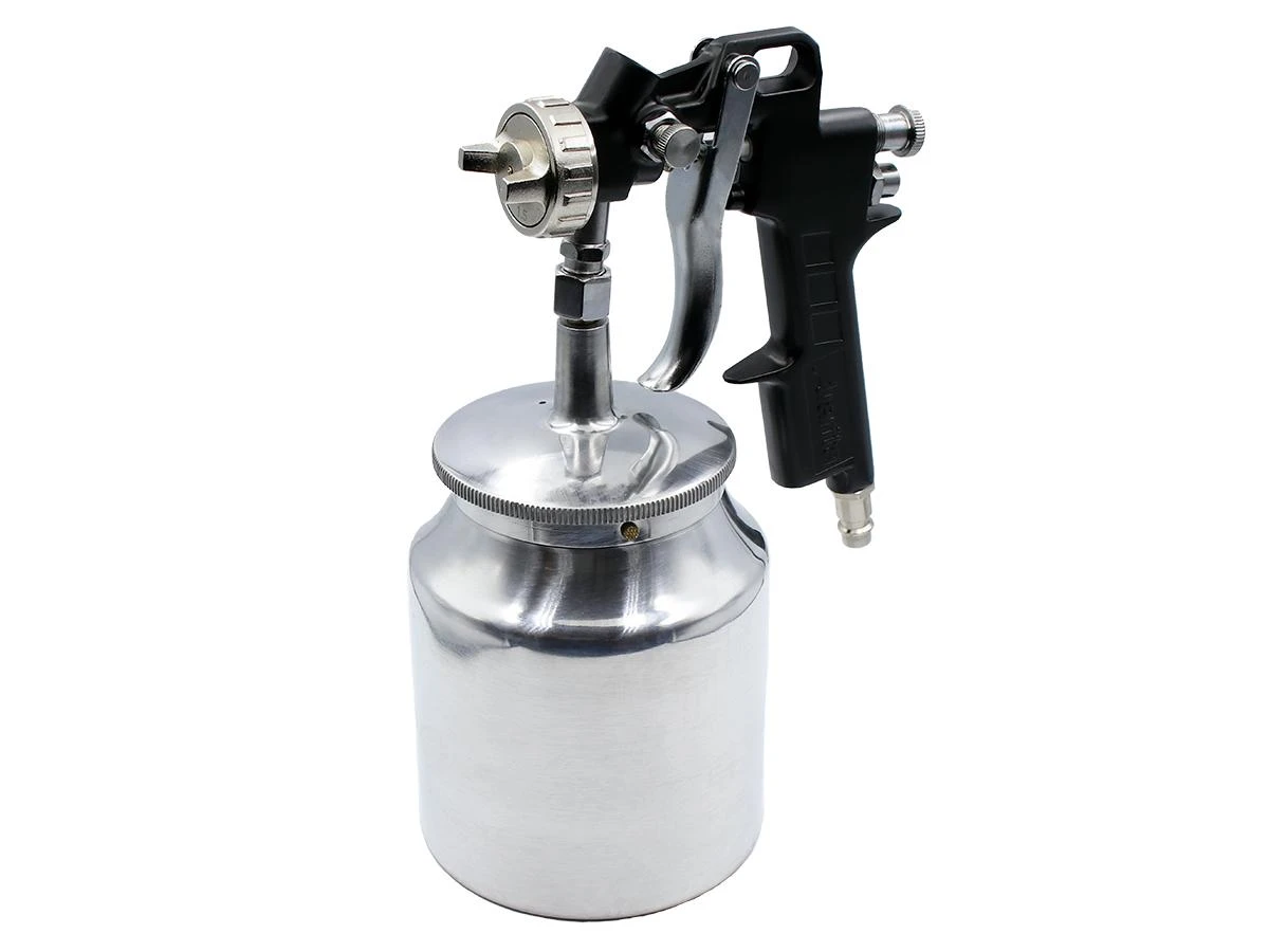 Краскопульт с нижнім бачком 