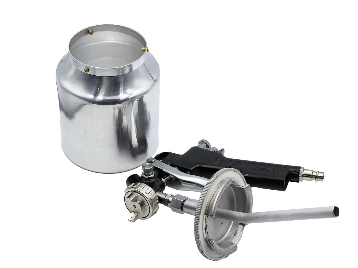 Краскопульт с нижнім бачком 