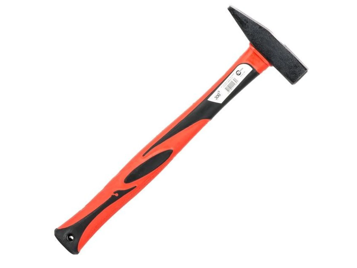 Молоток 300 г.ручка з фібергласу INTERTOOL HT-0203 