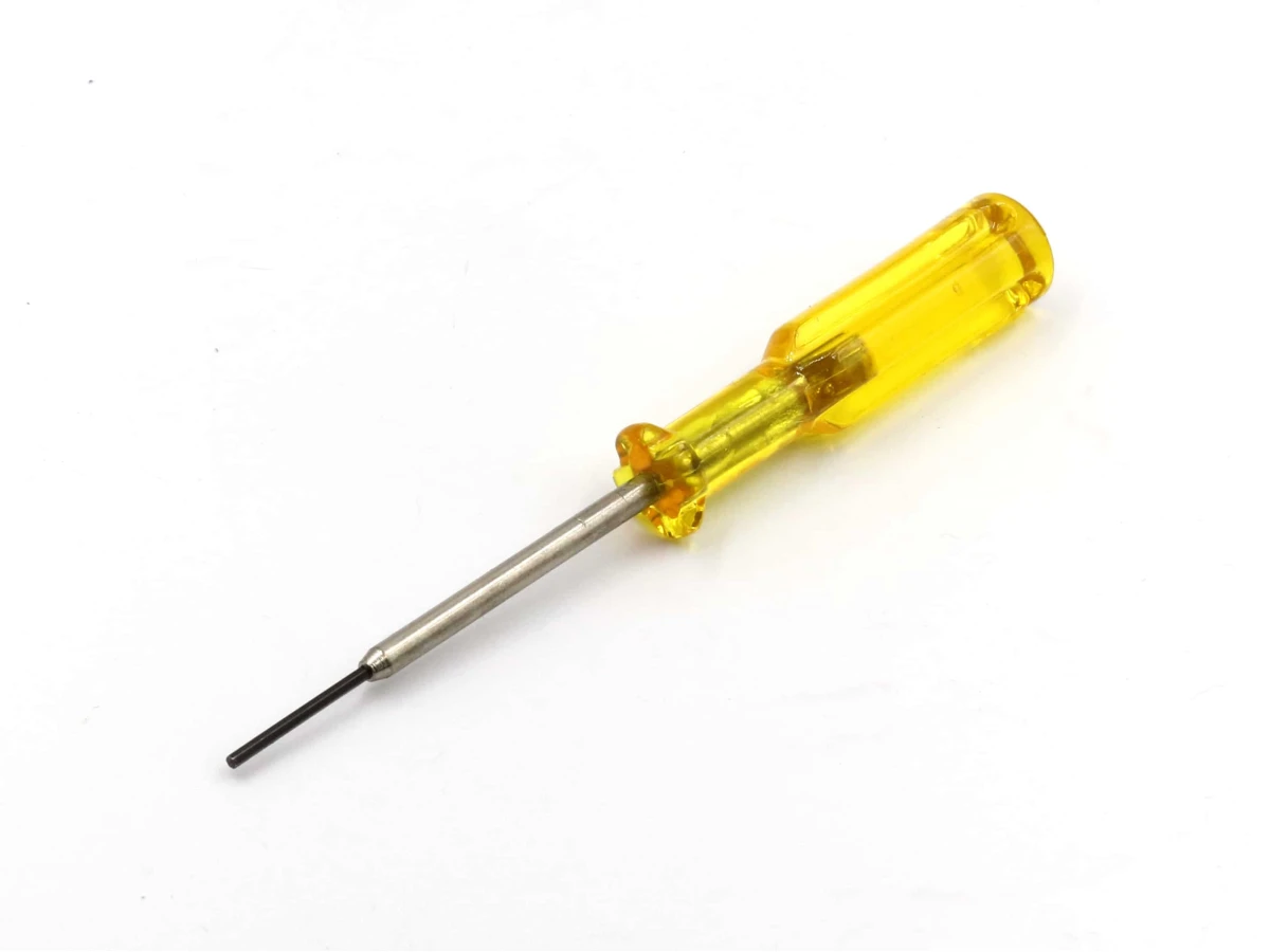 Отвертка шестигранник - 1,6 мм (желтая) с направляющей 