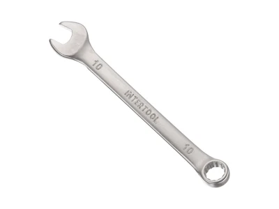 Ключ комбінований 10 мм CrV INTERTOOL HT-1210
