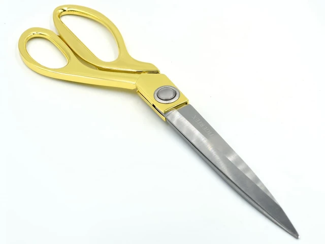 Ножиці закрійника TIGERTEX 265мм (10'') золота ручка 