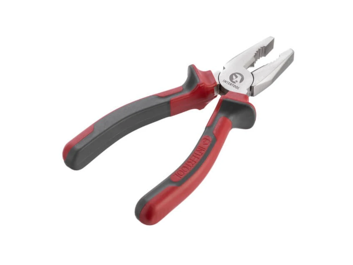 Плоскогубці 180 мм С55 INTERTOOL HT-0105 