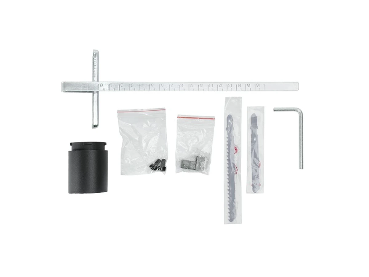 Электролобзик 810 Вт, 800-2900 ход/мин, бесключевой патрон, макс. гл. распила 80 мм, алюминиевая платформа, led-подсветка INTERTOOL WT-0490 