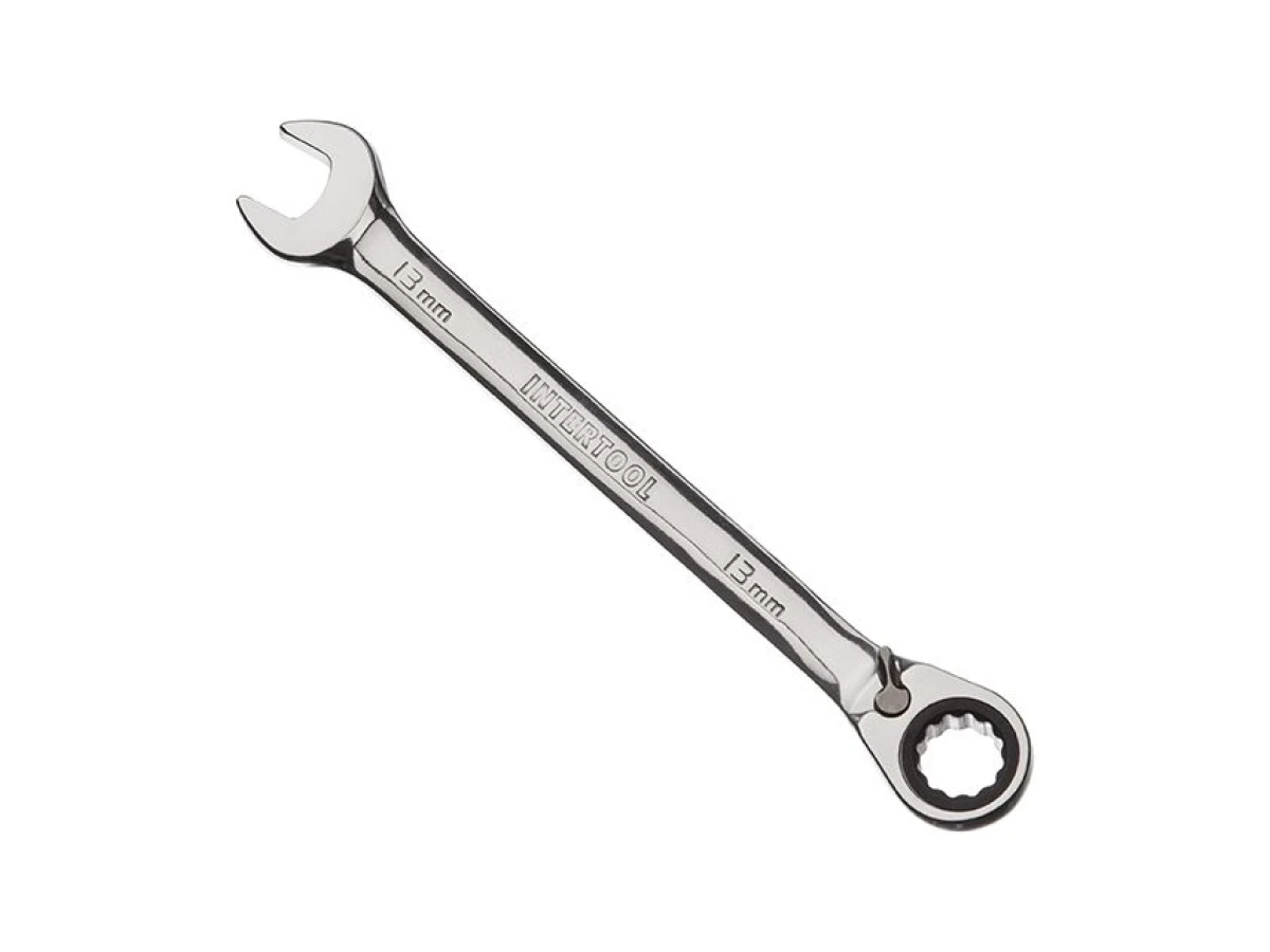 Ключ комбінований із тріскачкою 13 мм, CrV, PROF DIN3113 INTERTOOL XT-1313 
