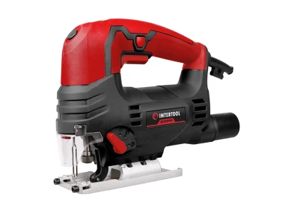 Электролобзик 810 Вт, 800-2900 ход/мин, бесключевой патрон, макс. гл. распила 80 мм, алюминиевая платформа, led-подсветка INTERTOOL WT-0490