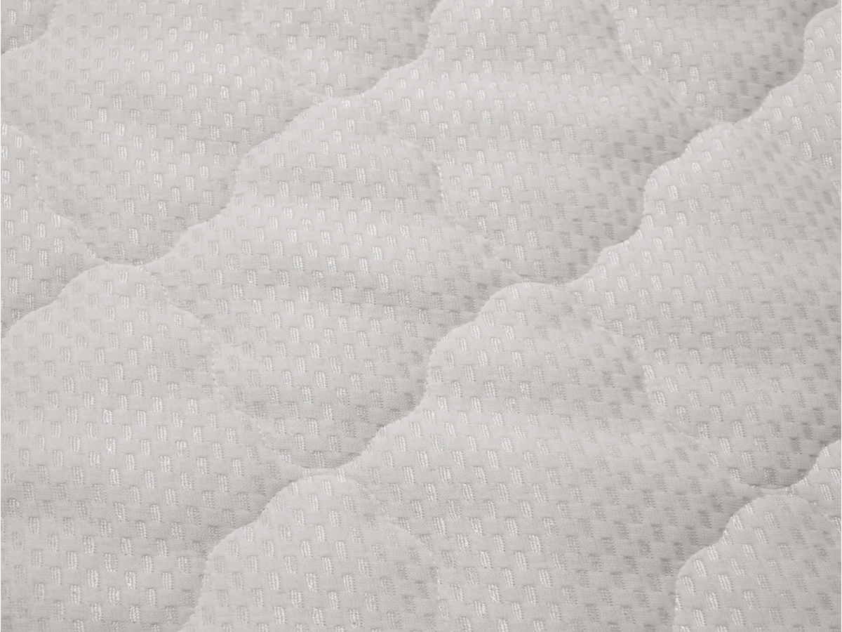Матрацна тканина (трикотаж 180г, біла, стьобана, 100 синтепон) 