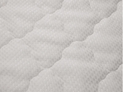 Матрацна тканина (трикотаж 180г, біла, стьобана, 300 синтепон)