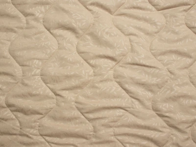 Матрацна тканина (мікрофібра, стьобана, бежева, 60 синтепон)