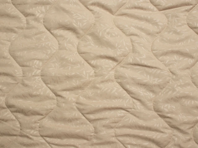 Матрацна тканина (мікрофібра, стьобана, бежева, 60 синтепон) 