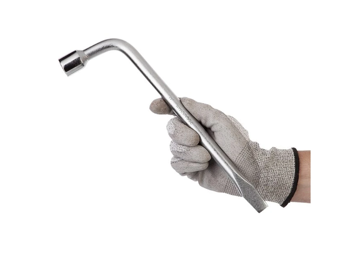 Ключ балонний L-подібний 17*350 мм INTERTOOL XT-4217 