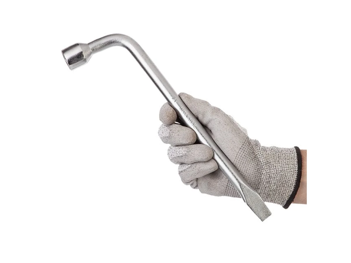 Ключ баллонний L-подібний 21мм x 350мм INTERTOOL XT-4221 