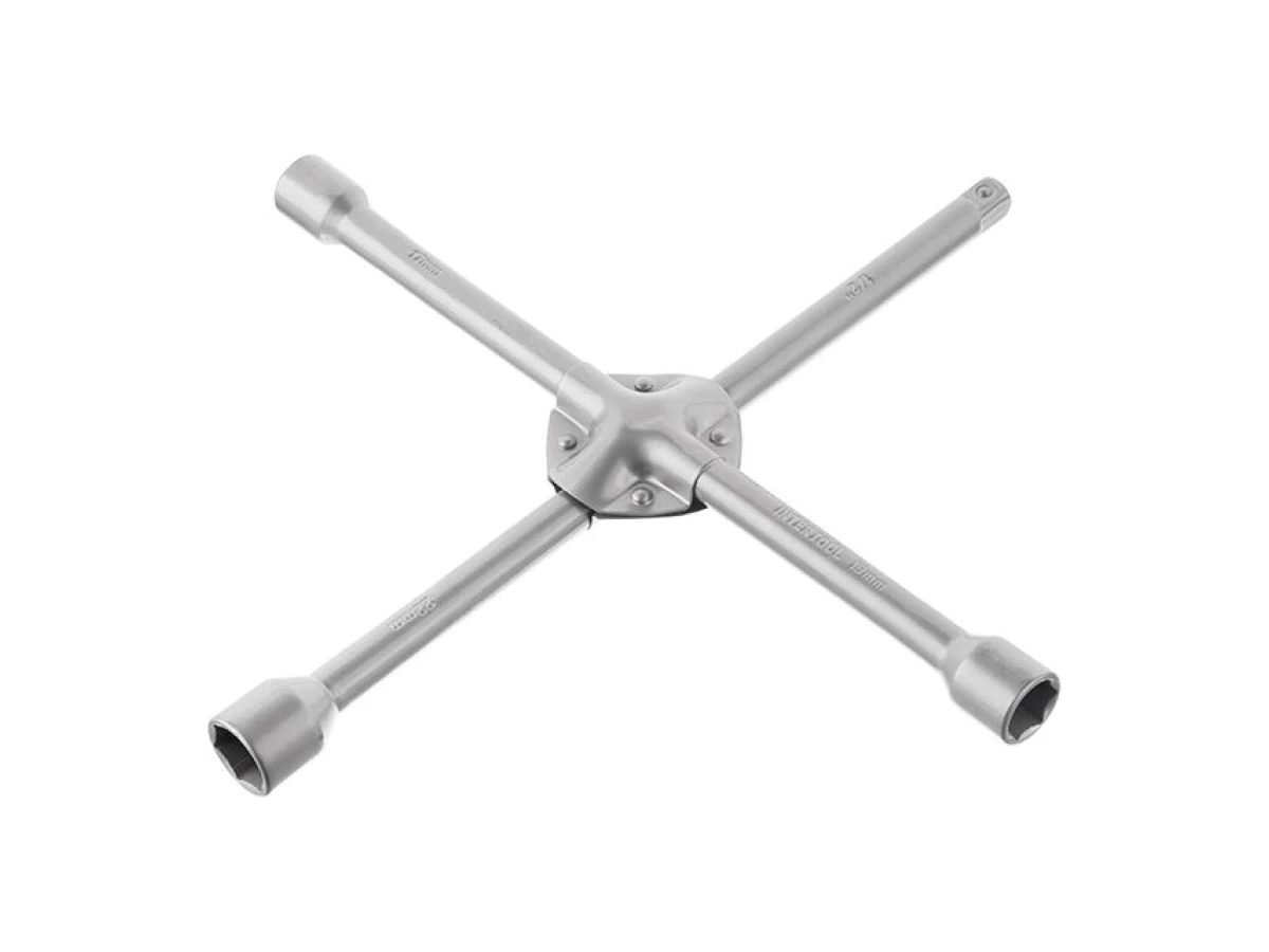 Ключ балонний хрестовий посилений, 14" * 355 мм, D=16 мм, 17, 19, 22 мм. INTERTOOL HT-1602 