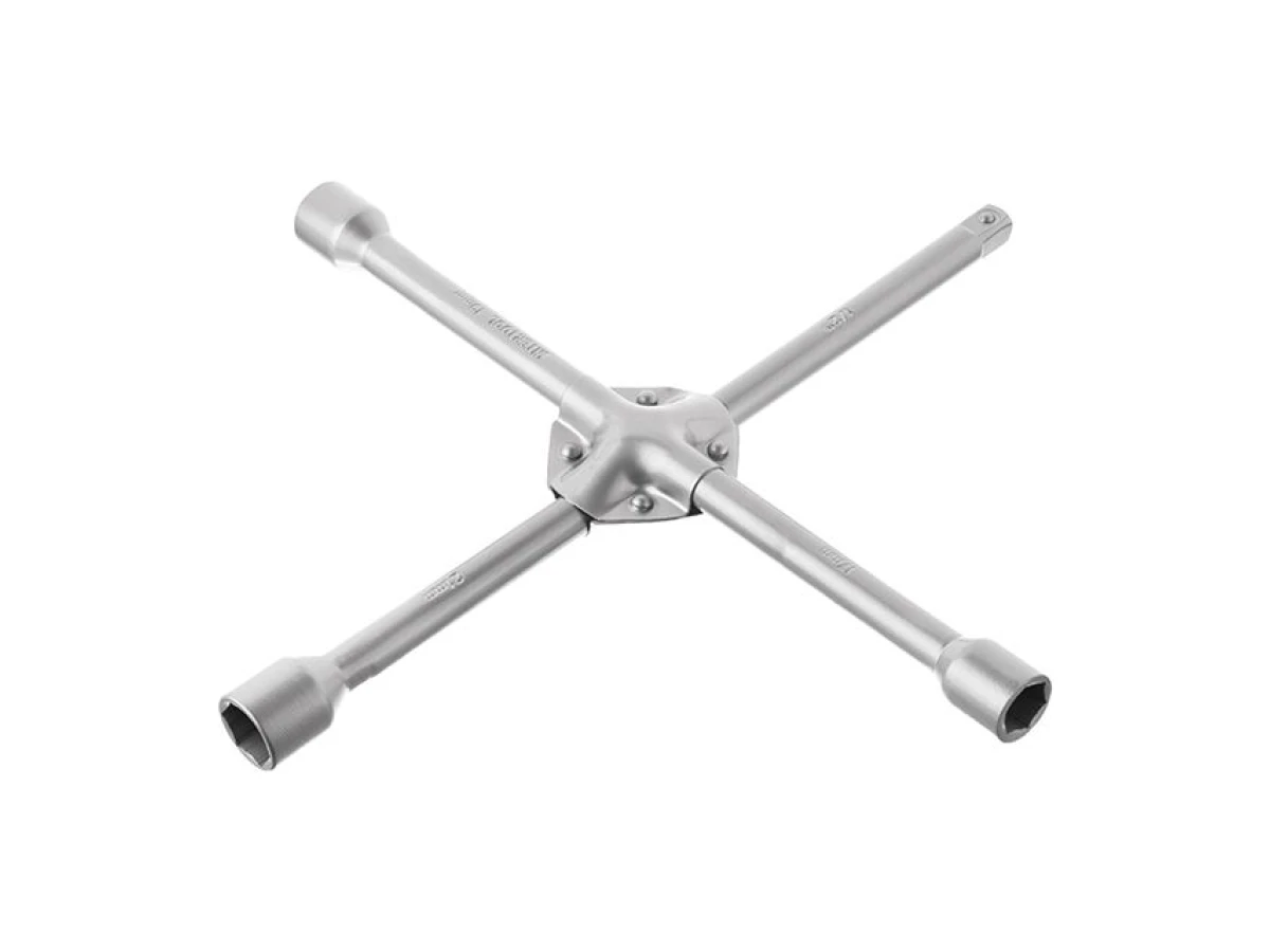 Ключ балонний хрестовий посилений, 14" * 355 м, D=16 мм, 17, 19, 1/2", 21 мм INTERTOOL HT-1604 