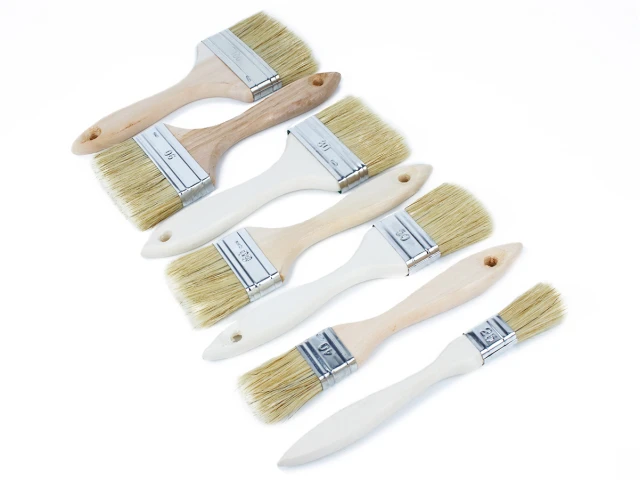 Пензлики флейцеві малярські товсті, натуральний ворс 