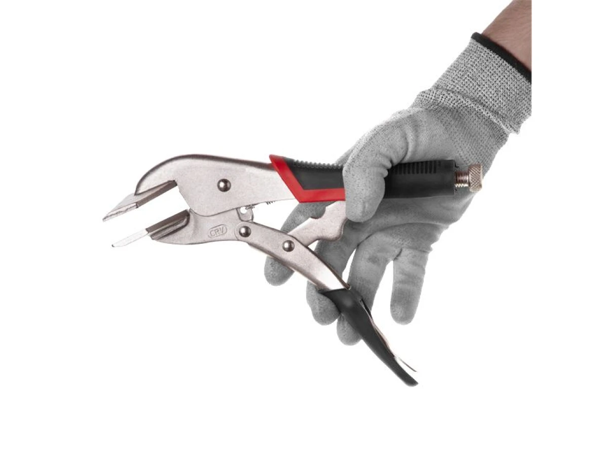 Кліщі затискні Т-type, CrV INTERTOOL UT-5207 