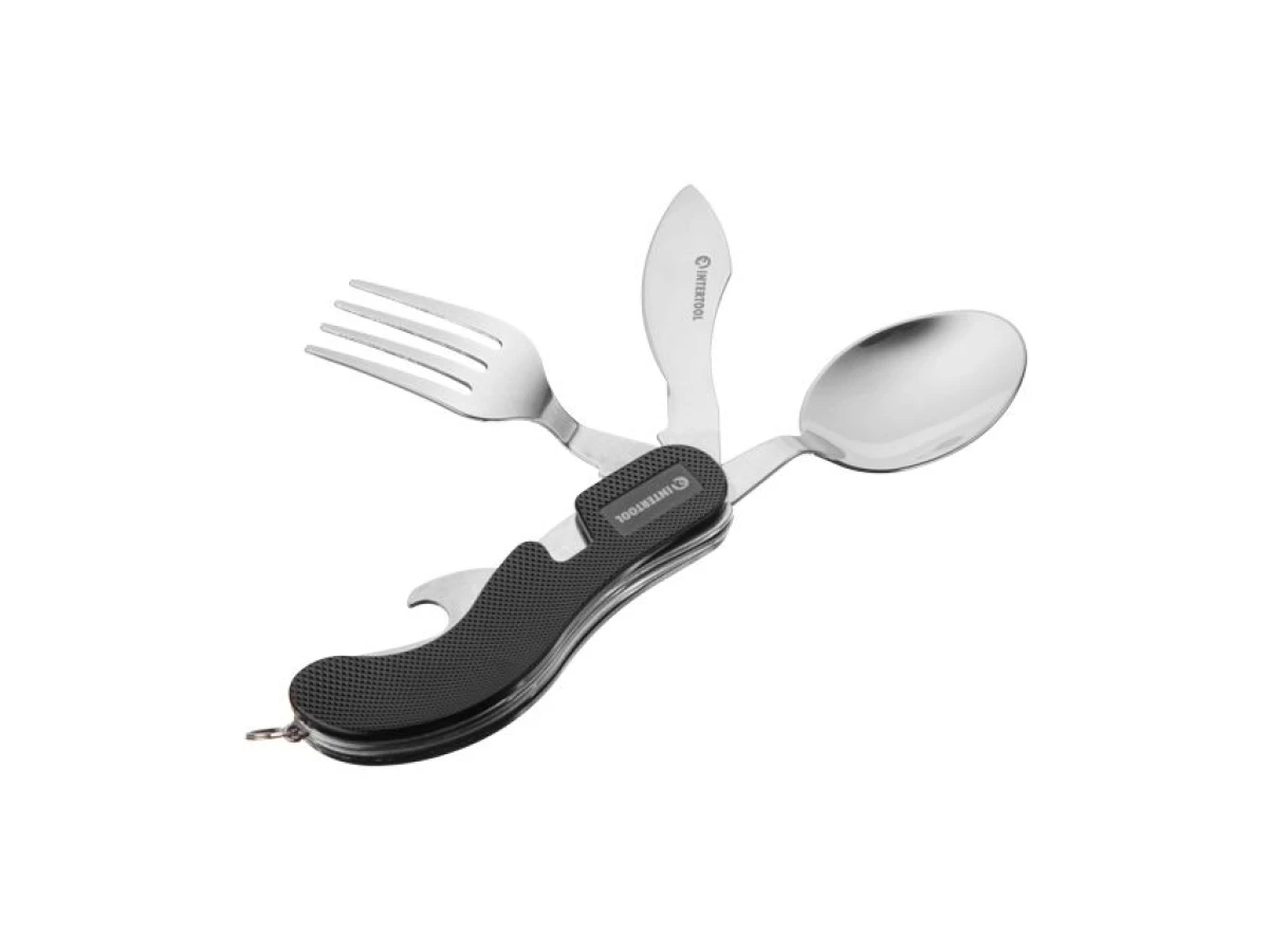 Мультиінструмент туристичний, 5 в 1, Чохол INTERTOOL HT-0543 