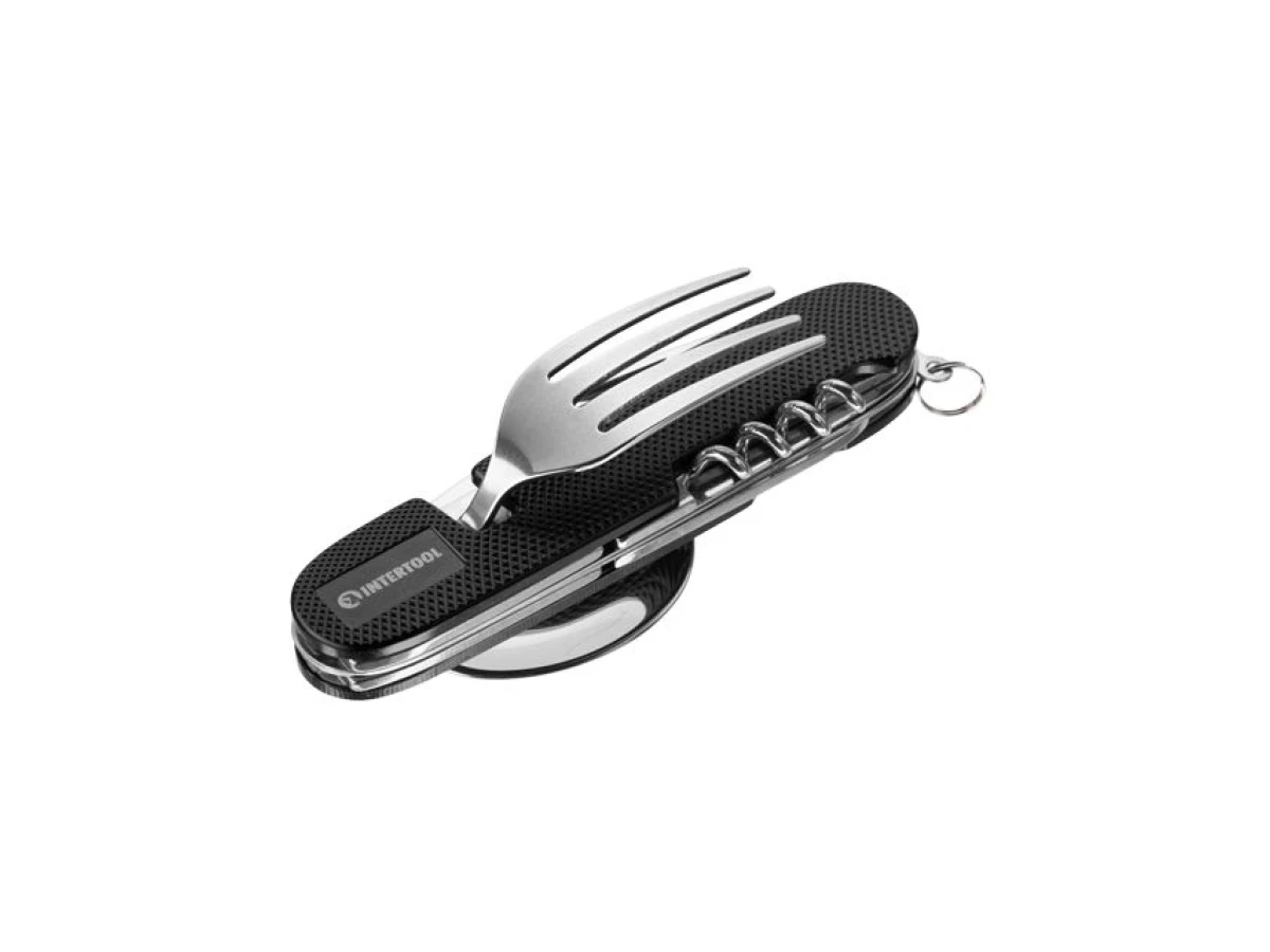 Мультиінструмент туристичний, 8 в 1, Чохол INTERTOOL HT-0544 