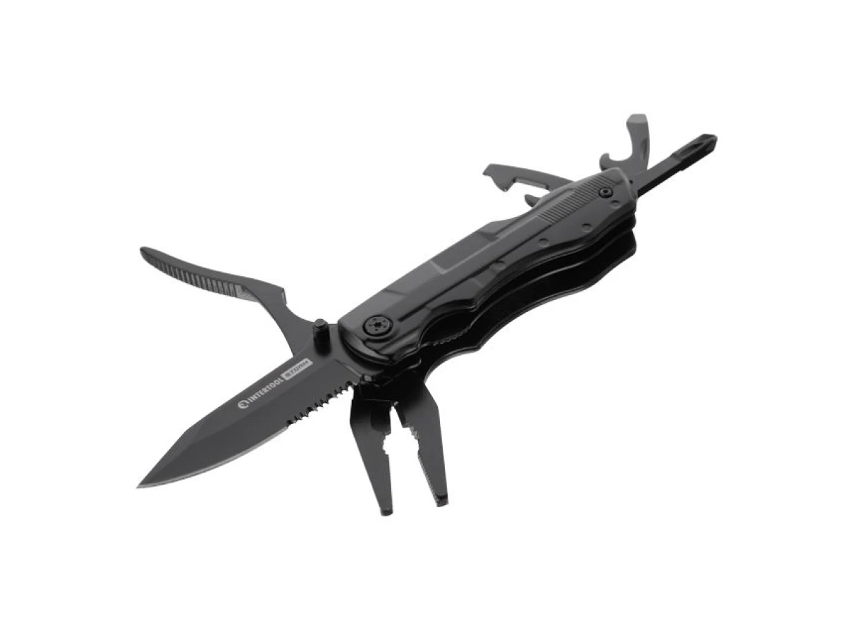 Мультиінструмент 8 в 1 з чохлом, Blackstone, STORM INTERTOOL HT-0545 