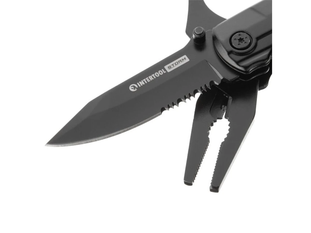 Мультиінструмент 8 в 1 з чохлом, Blackstone, STORM INTERTOOL HT-0545 