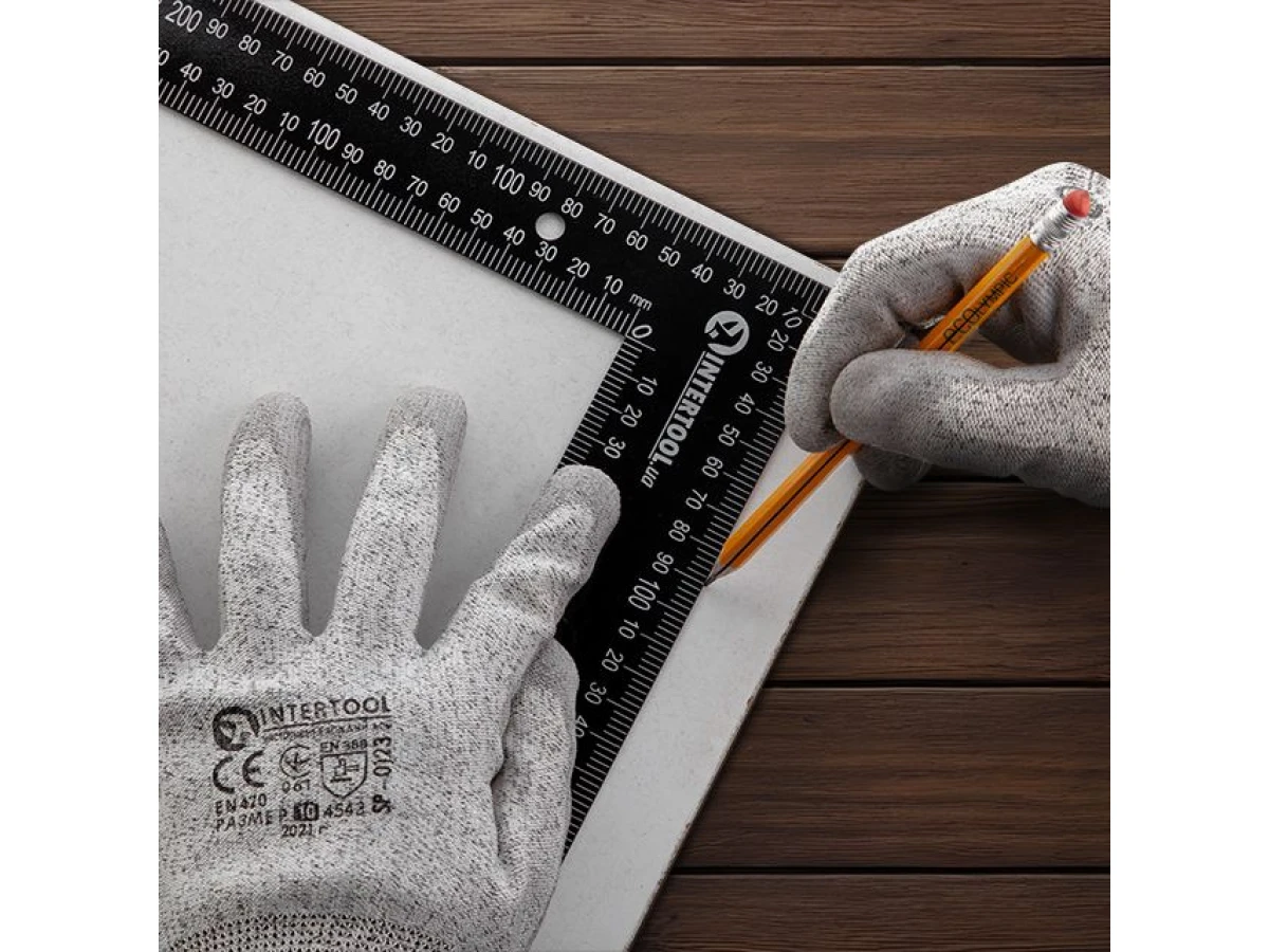 Косинець будівельний 600*400 мм INTERTOOL MT-2060 