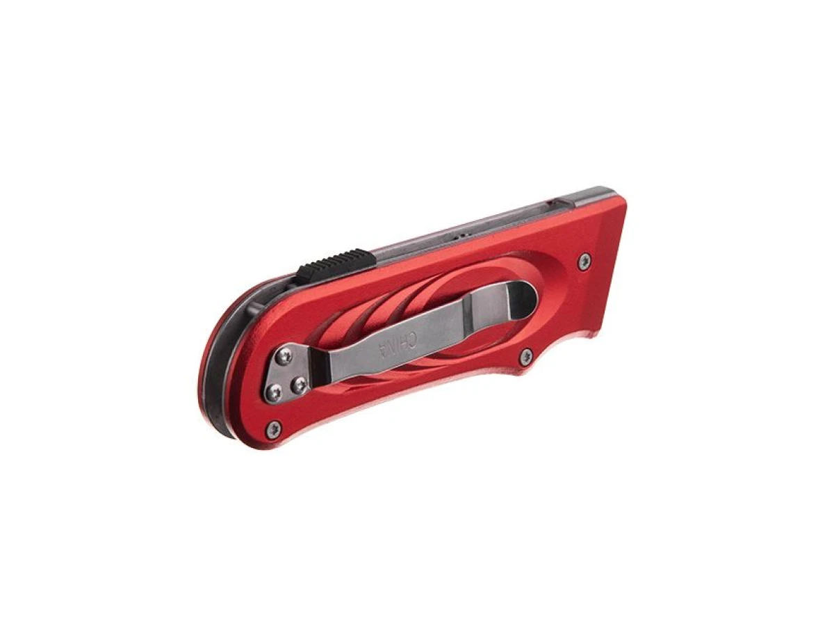 Ніж з висувним трапецієподібним лезом 60*19 мм, металевий корпус INTERTOOL HT-0515 