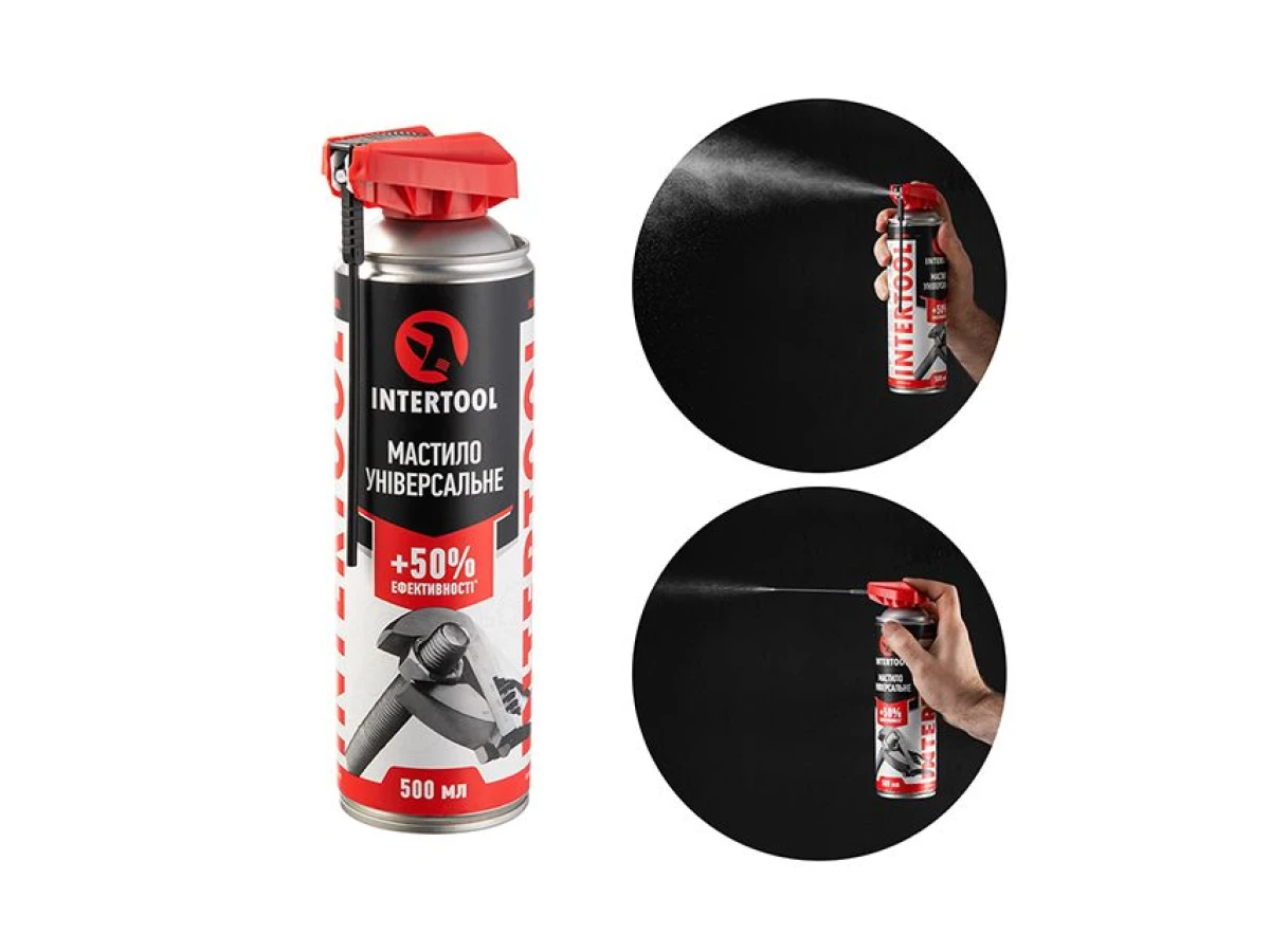 Cмазка универсальная Prof, аэрозоль 500 мл INTERTOOL FS-4000 