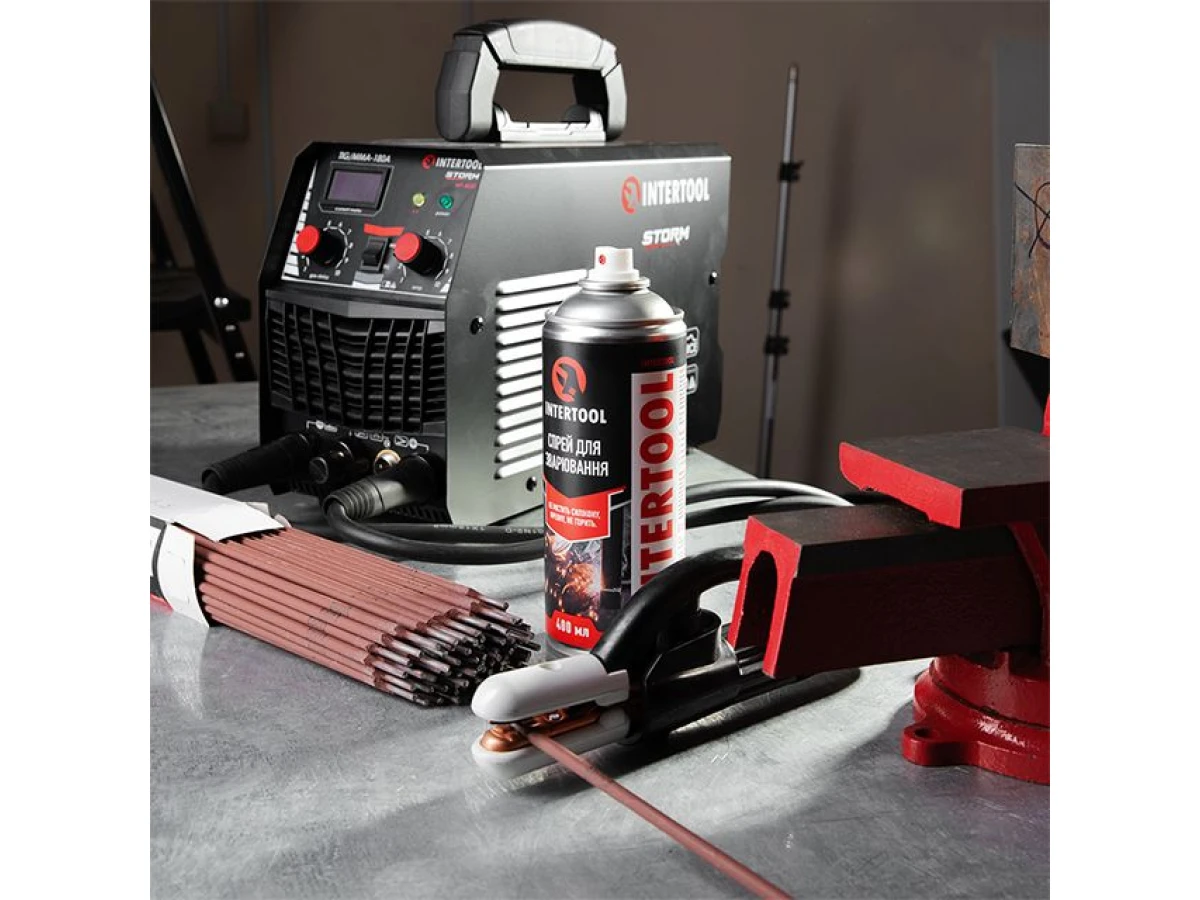Спрей для зварювання, аерозоль 400 мл INTERTOOL FS-0064 