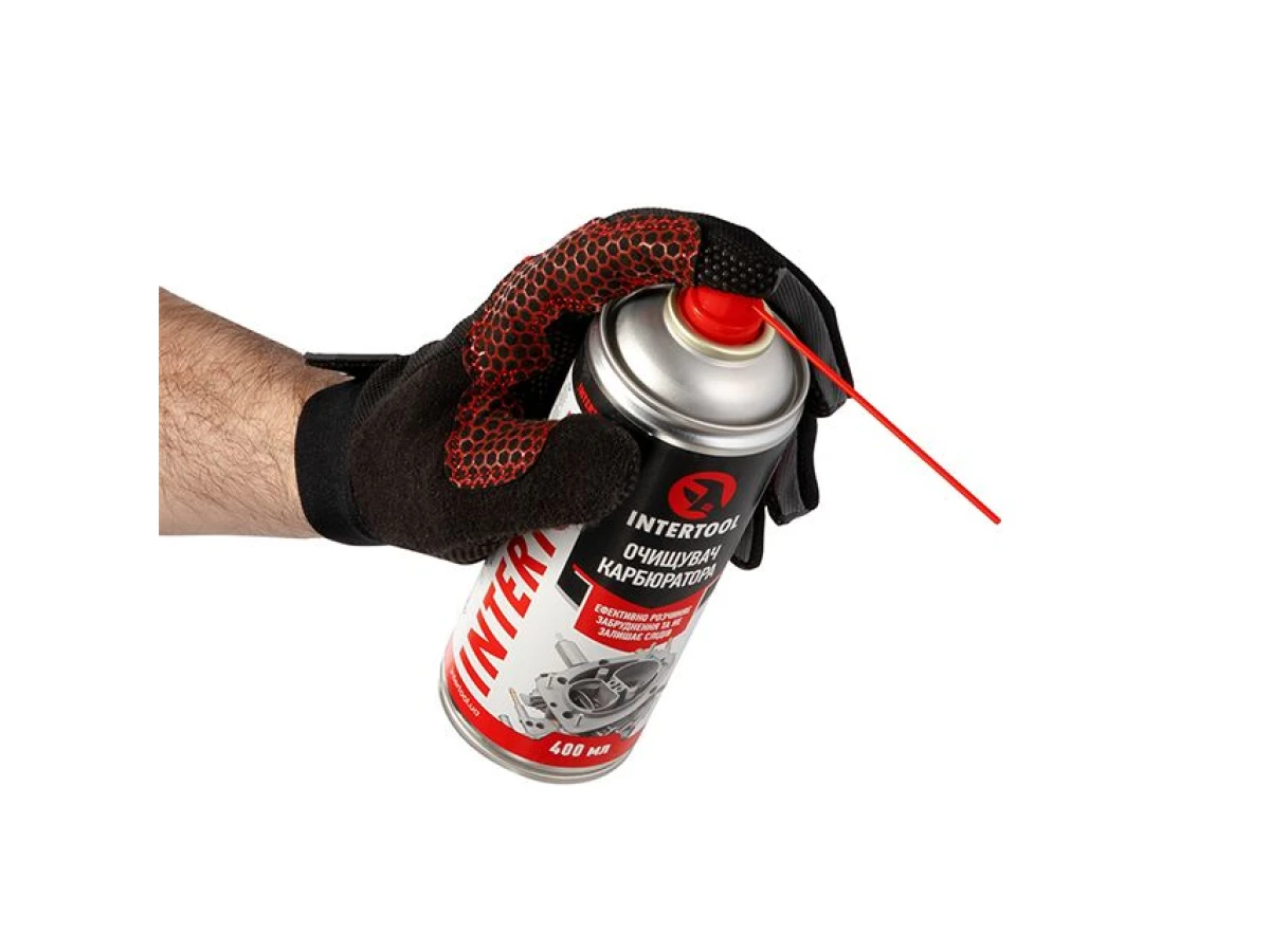 Очищувач карбюратора, аерозоль 400 мл INTERTOOL FS-0084 