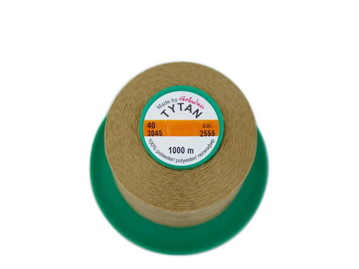 Tytan (Титан) 40(1000м) колір №2555 - темно-бежевий 