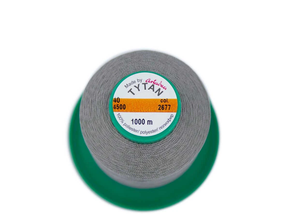 Tytan (Титан) 40(1000м) колір №2677 - сірий 