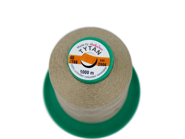 Tytan (Титан) 40(1000м) колір №2506 - перламутрово-бежевий 