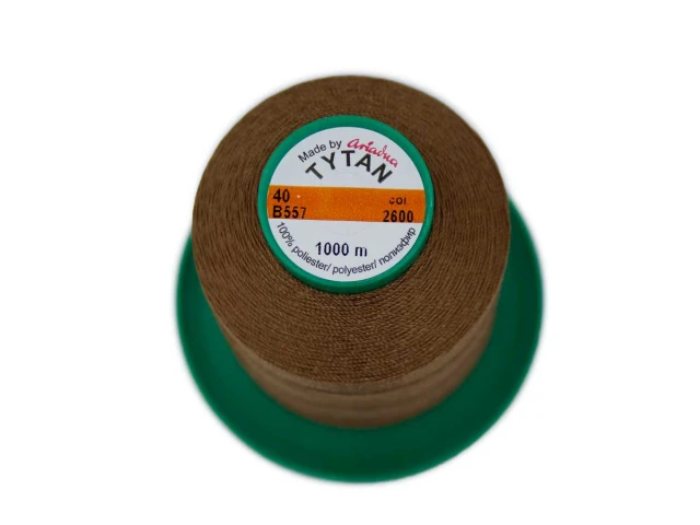 Tytan (Титан) 40(1000м) колір №2600 - перламутрово-золотий 