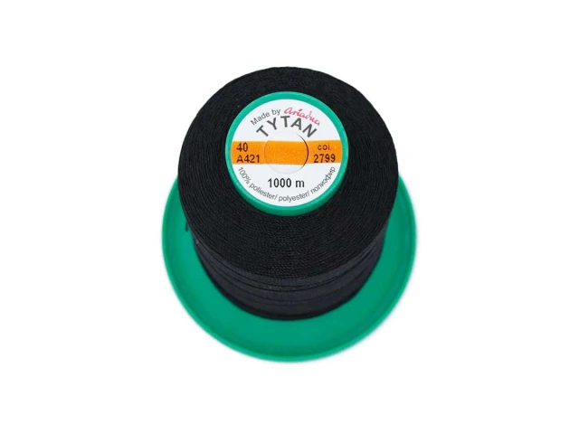 Tytan (Титан) 40(1000м) цвет №2799 - черный 